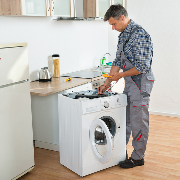 do you offer any warranties or guarantees on your washer repair work in Brinkhaven